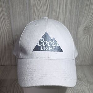 Coors Light Adjustable Snapback White Baseball Cap